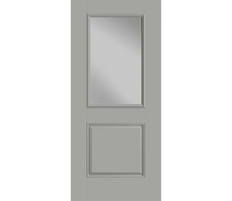 Raleigh Half Light 1 Panel Fiberglass Entry Door