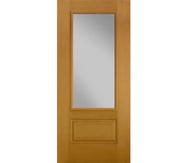 Raleigh Three Quaters light Fiberglass Entry Door